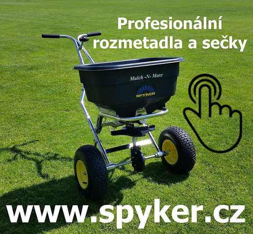 Profesionální rozmetadla a sečky Spyker